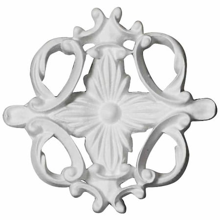 Ekena Millwork 3 3/8"OD x 3/8"P Amelia Rosette ROS03X03AM